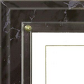 Black Marble Slide-In Certificate Plaque